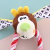 Dibujos animados juguetes para mascotas gatos perros roer dientes molares cuerda de algodón ultra suave clip pies animales suministros para mascotas entrenamiento props interactivos Application Scenario